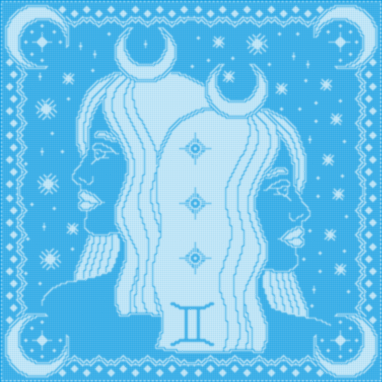 Zodiac Sign Gemini LFC — Lissa Conley Designs